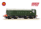 Graham Farish 371-030BSF N Gauge Class 20/0 Disc Headcode & Tablet Catcher Recess D8102 BR Green (Roundel) SOUND FITTED