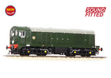 Graham Farish 371-030BSF N Gauge Class 20/0 Disc Headcode & Tablet Catcher Recess D8102 BR Green (Roundel) SOUND FITTED