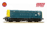 Graham Farish 371-032BSF N Gauge Class 20/0 Disc Headcode & Tablet Catcher Recess 20077 BR Blue SOUND FITTED