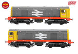 Graham Farish 371-039ASF N Gauge Class 20/0 Disc Headcode 20104 BR Railfreight (Red Stripe) SOUND FITTED