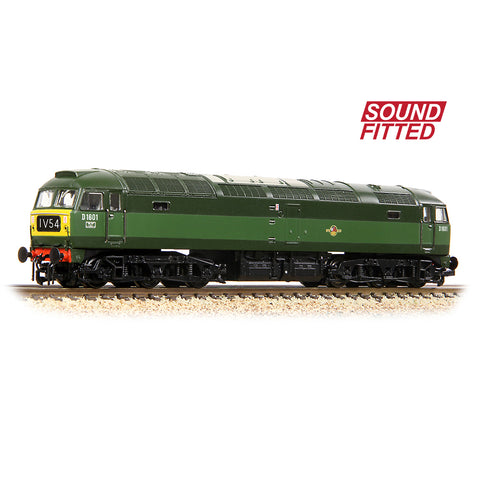 Graham Farish 371-825ESF N Gauge Class 47/0 D1601 BR Green (Small Yellow Panels)