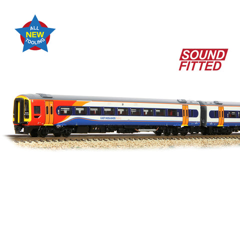 Graham Farish 371-855SF N Gauge Class 158 2-Car DMU 158773 East Midlands Trains