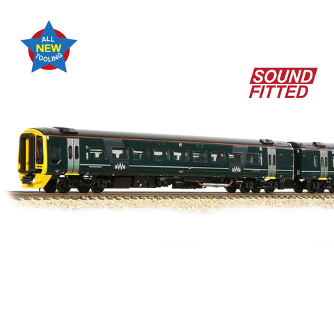 Graham Farish 371-857ASF N Gauge Class 158 2-Car DMU 158750 GWR Green (FirstGroup)
