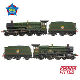 Graham Farish 372-010SF N Gauge GWR 49XX 4962 Ragley Hall BR Lined Green (Early) DCC SOUND