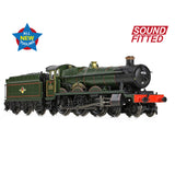 Graham Farish 372-011SF N Gauge GWR 49XX 4936 Kinlet Hall BR Lined Green (Late) DCC SOUND