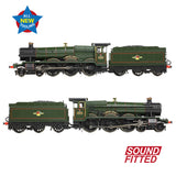 Graham Farish 372-011SF N Gauge GWR 49XX 4936 Kinlet Hall BR Lined Green (Late) DCC SOUND