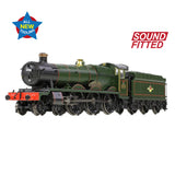 Graham Farish 372-011SF N Gauge GWR 49XX 4936 Kinlet Hall BR Lined Green (Late) DCC SOUND