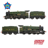 Graham Farish 372-450SF N Gauge GWR 'Modified Hall' 6960 Raveningham Hall GWR Lined Green (GW Crest) DCC SOUND