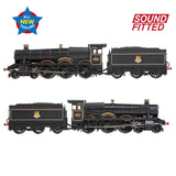 Graham Farish 372-451SF N Gauge GWR Modified Hall 7904 Fountains Hall BR Lined Black (Early) DCC SOUND