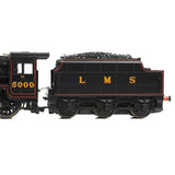 Graham Farish 372-135A N Gauge LMS 5MT 'Black 5' with Riveted Tender 5000 LMS Lined Black