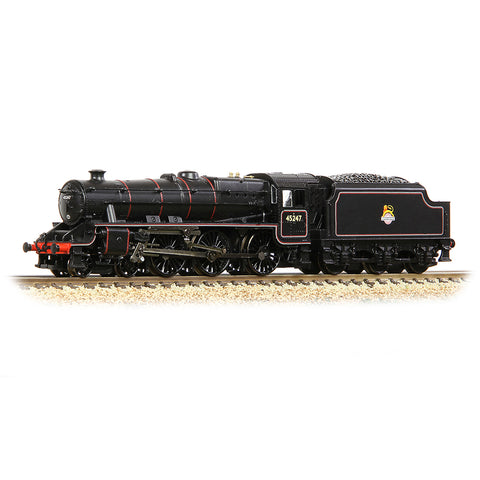 Graham Farish 372-136B N Gauge BR Black (Early) 5MT Black 5 Riveted Tender 45247
