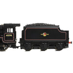 Graham Farish 372-137B N Gauge LMS 5MT 'Black 5' with Welded Tender 45198 BR Lined Black (Late Crest)