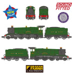 Graham Farish 372-450SF N Gauge GWR 'Modified Hall' 6960 Raveningham Hall GWR Lined Green (GW Crest) DCC SOUND