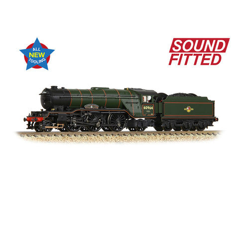 Graham Farish 372-613SF N Gauge BR Green (L) V2 60964 Durham LI DCC SOUND