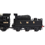 Graham Farish 372-627B N Gauge LMS Black Ivatt 2MT 6409
