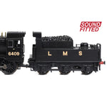 Graham Farish 372-627BSF N Gauge LMS Black Ivatt 2MT 6409 DCC SOUND