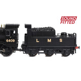 Graham Farish 372-627BSF N Gauge LMS Black Ivatt 2MT 6409 DCC SOUND