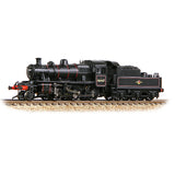 Graham Farish 372-628A N Gauge LMS Ivatt 2MT 46447 BR Lined Black (Late Crest)