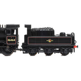 Graham Farish 372-628B N Gauge LMS Ivatt 2MT 46464 BR Lined Black (Late Crest)