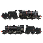 Graham Farish 372-628B N Gauge LMS Ivatt 2MT 46464 BR Lined Black (Late Crest)