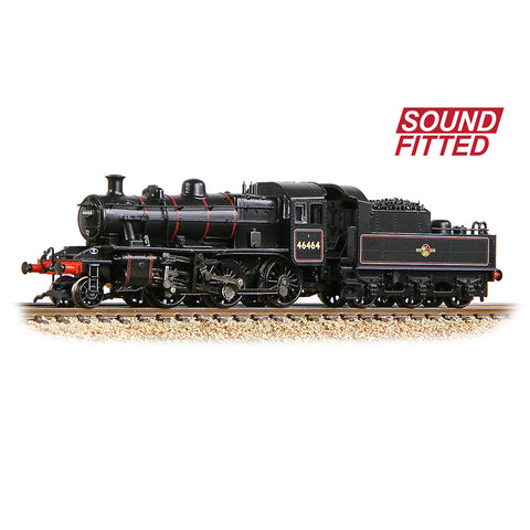 Graham Farish 372-628BSF N Gauge BR Black (L) Ivatt 2MT 46464 DCC SOUND