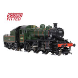 Graham Farish 372-630SF N Gauge LMS Ivatt 2MT 46521 BR Lined Green (Early Emblem)(DCC SOUND)