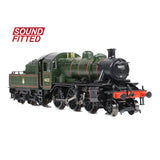 Graham Farish 372-630SF N Gauge LMS Ivatt 2MT 46521 BR Lined Green (Early Emblem)(DCC SOUND)