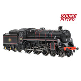 Graham Farish 372-729SF N Gauge BR Standard 5MT with BR1 Tender 73050 BR Lined Black (Late Crest)(DCC SOUND)