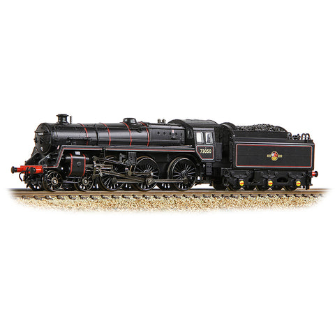 Graham Farish 372-729 N Gauge BR Standard 5MT with BR1 Tender 73050 BR Lined Black (LC)