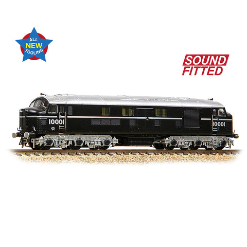 Graham Farish 372-911SF N Gauge LMS 10001 Black & Silver (DCC SOUND)