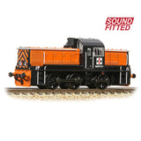 Graham Farish 372-954SF N Gauge Class 14 D2/9531 NCB British Oak Orange & Black