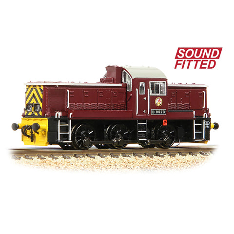 Graham Farish 372-955SF N Gauge Class 14 D9523 BR Maroon (Wasp Stripes)