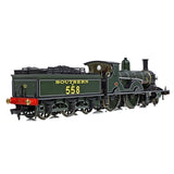 EFE Rail E85025 OO Gauge LSWR Adams T3 558 SR Lined Maunsell Green