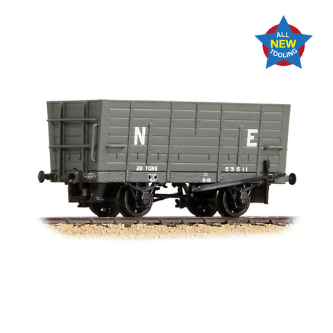 Graham Farish 373-376A N Gauge LNER D12 Coal Hopper LNER Grey