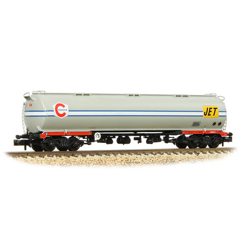 Graham Farish 373-563A N Gauge BR 102T TEA Bogie Tank Wagon 'Conoco/Jet' Grey [W]