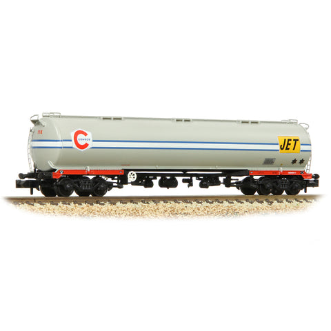 Graham Farish 373-563 N Gauge BR 102T TEA Bogie Tank Wagon 'Conoco/Jet' Grey