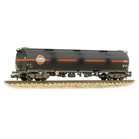 Graham Farish 373-565 N Gauge BR 102T TEA Bogie Tank Wagon 'Gulf' Black [W]