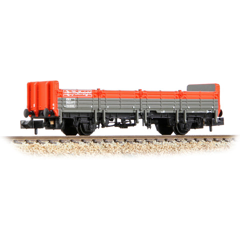 Graham Farish 373-626F N Gauge BR OBA Open Wagon Low Ends BR Railfreight Red & Grey