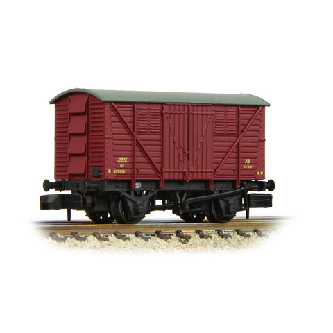 Graham Farish 373-740B N Gauge BR 10T Meat Van BR Crimson