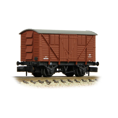 Graham Farish 373-741B N Gauge BR 10T Meat Van BR Bauxite (Early)