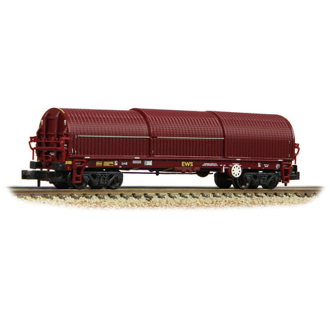 Graham Farish 373-826B N Gauge BRA Steel Carrier EWS