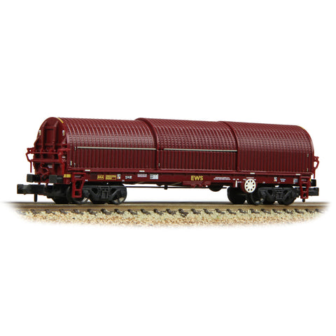 Graham Farish 373-826C N Gauge BRA Steel Carrier EWS