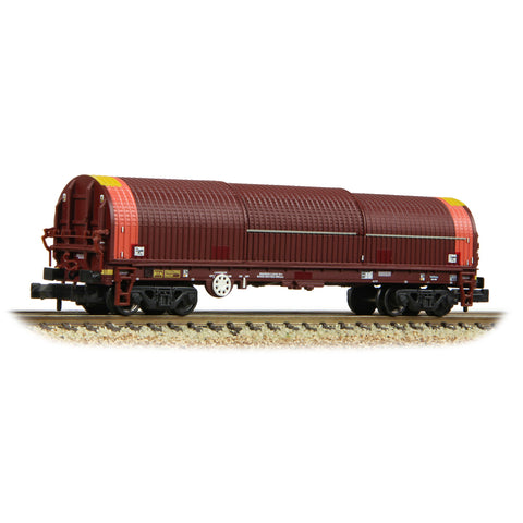 Graham Farish 373-829A N Gauge BYA Steel Coil Carrier (Ex-EWS) DB Cargo