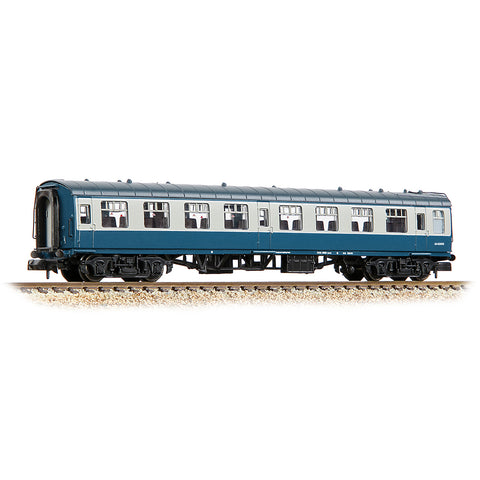 Graham Farish 374-013F N Gauge BR Mk1 TSO Trailer Second Open Coach BR Blue & Grey
