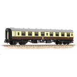 Graham Farish 374-064D N Gauge BR Mk1 SK Second Corridor BR (WR) Chocolate & Cream