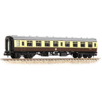 Graham Farish 374-064E N Gauge BR Mk1 SK Second Corridor Coach BR (WR) Chocolate & Cream