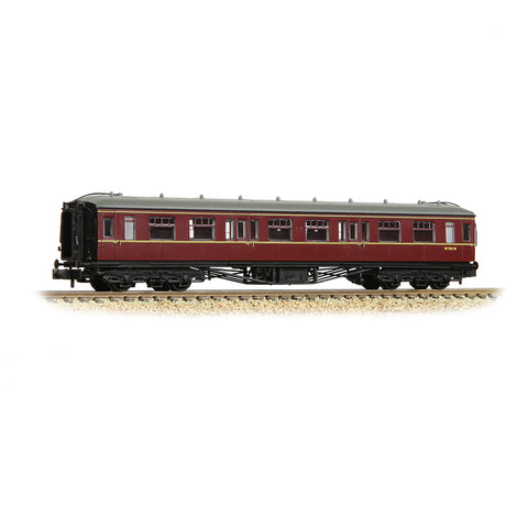 Graham Farish 374-537A N Gauge GWR Hawksworth Second Corridor BR Maroon