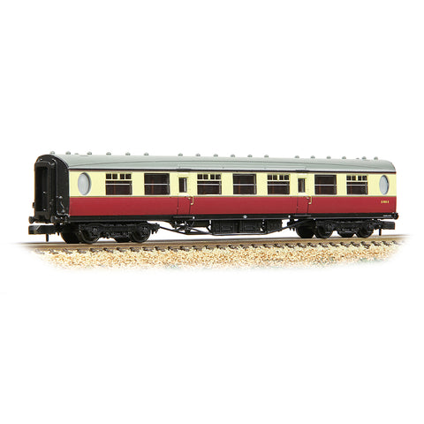 Graham Farish 376-251B N Gauge BR Thompson Third Corridor Coach Crimson & Cream