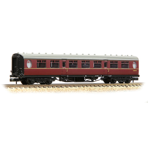 Graham Farish 376-252 N Gauge BR Thompson Second Corridor Coach Maroon