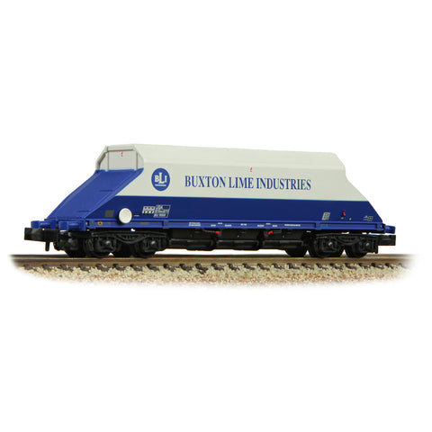 Graham Farish 377-101C N Gauge JGA Bogie Hopper 'Buxton Lime Industries' White & Blue